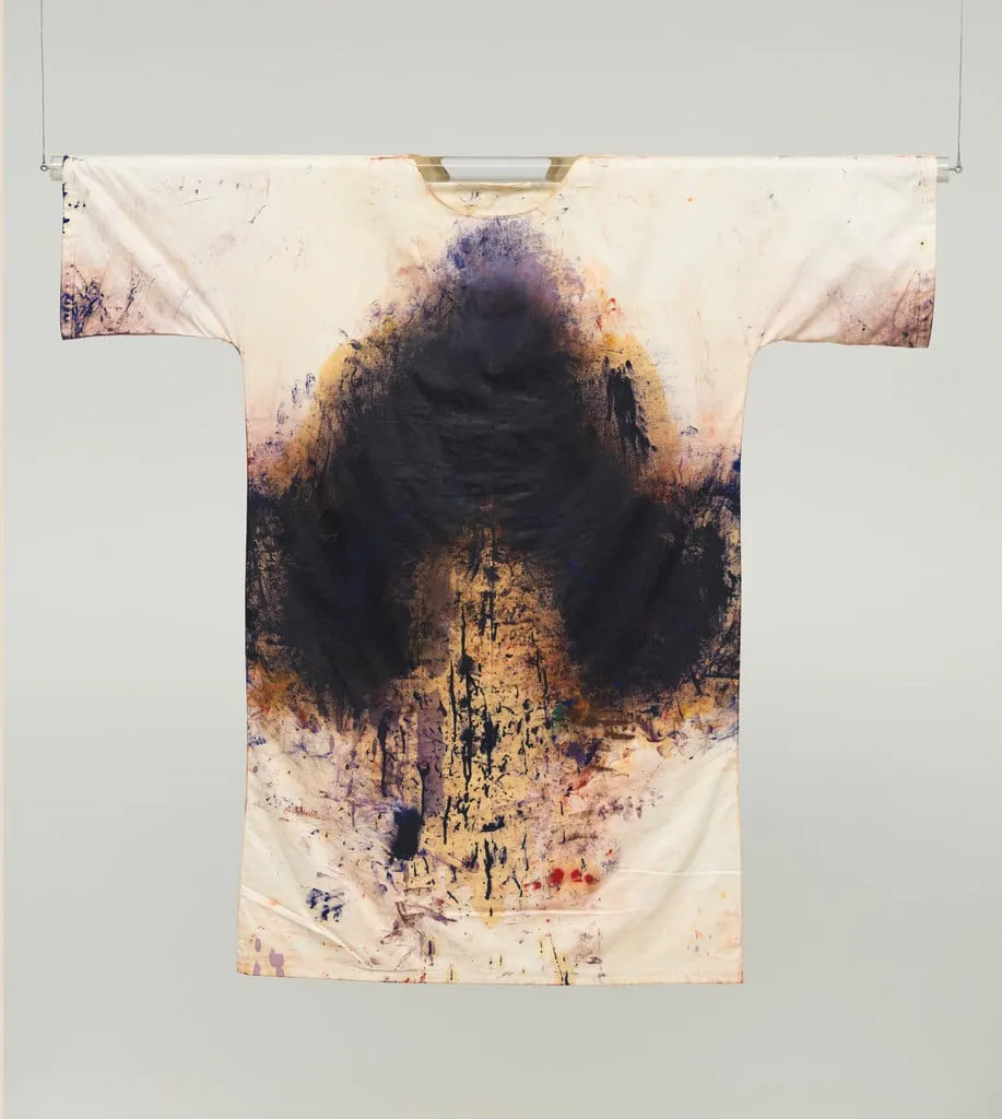 Untitled, by Hermann Nitsch, oil, 1990