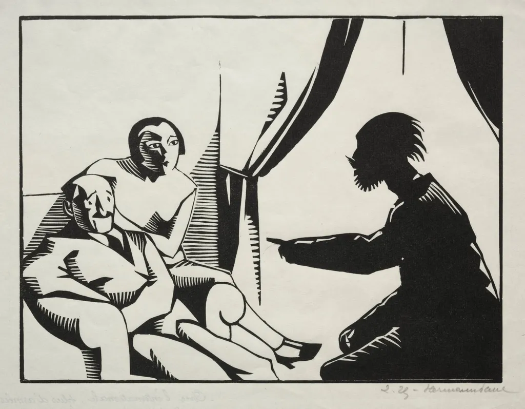 Avec l'internationale, plus d'armies, plus de militaires rien que les guerres civiles, by Hermann-Paul, 1924