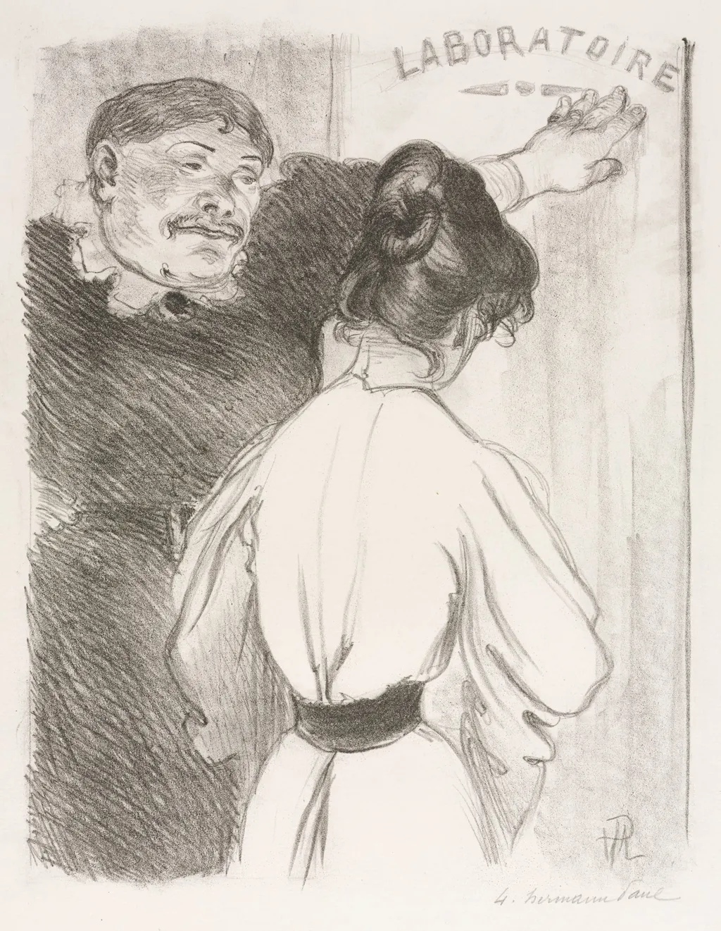 Laboratoire, by Hermann-Paul, 1900