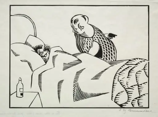 You are sure my dear that you cannot think of anything more to help the pain?, by Hermann-Paul