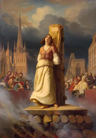 Joan of Arc's Death at the Stake (Right-Hand Part of ''The Life of Joan of Arc'' Triptych)