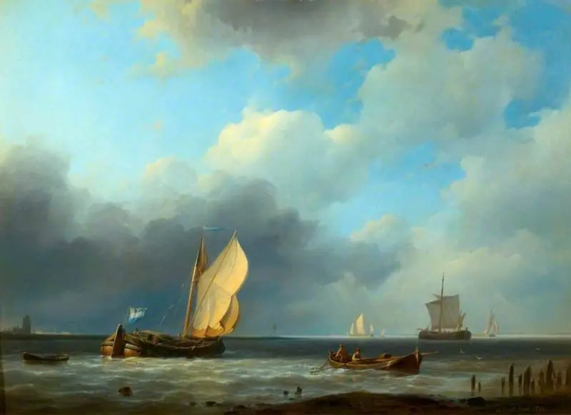 Sea Piece: A Threatening Sky, by Hermanus Koekkoek
