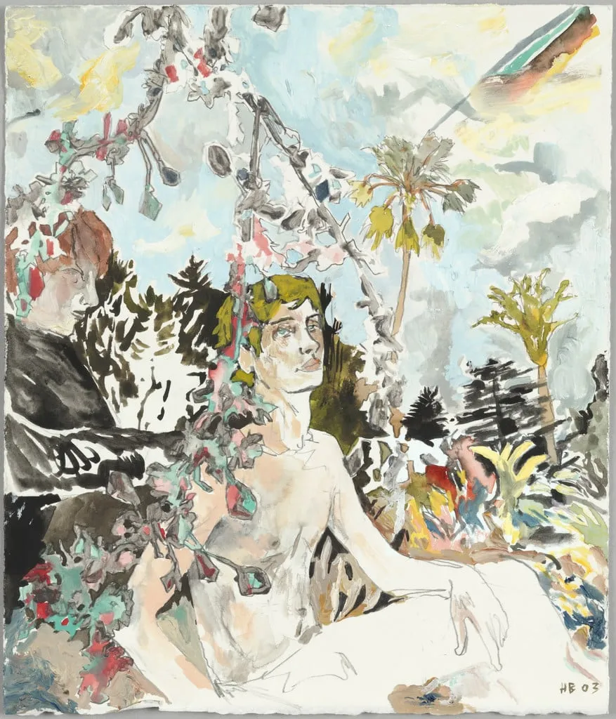 Untitled, by Hernan Bas, oil, 2003