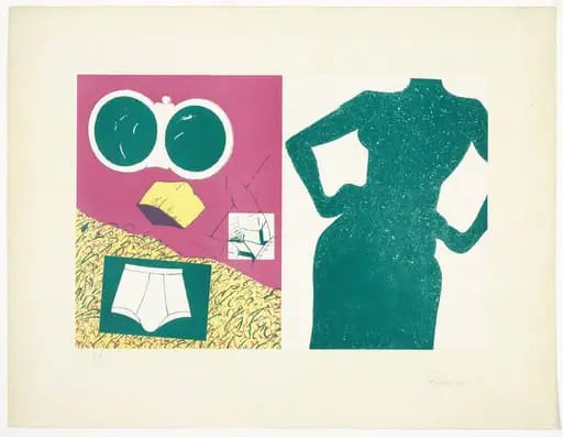 Untitled, by Hervé Télémaque