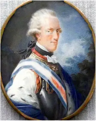 Herzog Albrecht Kasimir August von Sachsen-Teschen (1738-1822 als Oberst - Inhaber seines Kürassierregiments. 1791)
