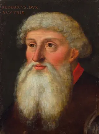 Herzog Friedrich IV. von Tirol, "mit der leeren Tasche" (1382-1439), Brustbild