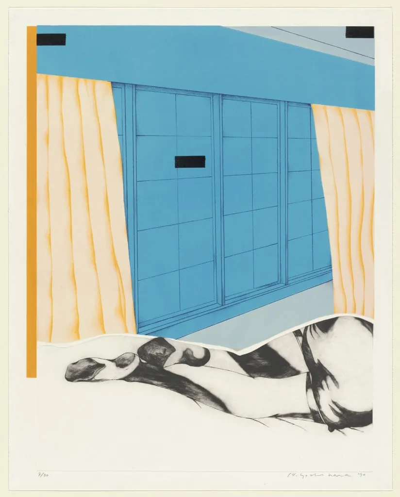 Untitled, by Hideo Yoshihara, ink, 1970