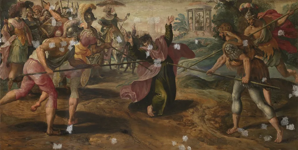 A Martyr, by Hieronymous Francken II, oil, 1610