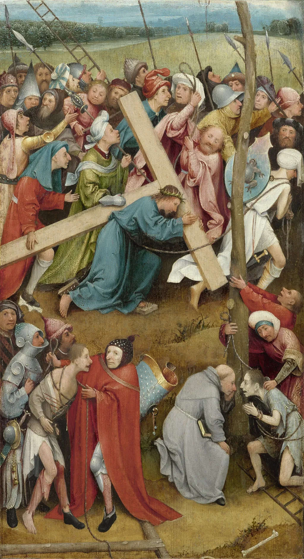 Christ Carrying the Cross, by Hieronymus Bosch, oil, 1500