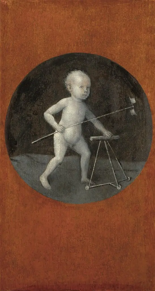 Christ Child with a Walking Frame, by Hieronymus Bosch