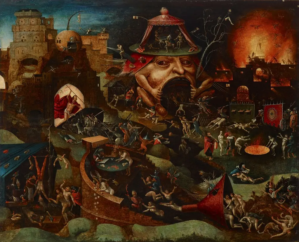 Christ in Limbo, by Hieronymus Bosch