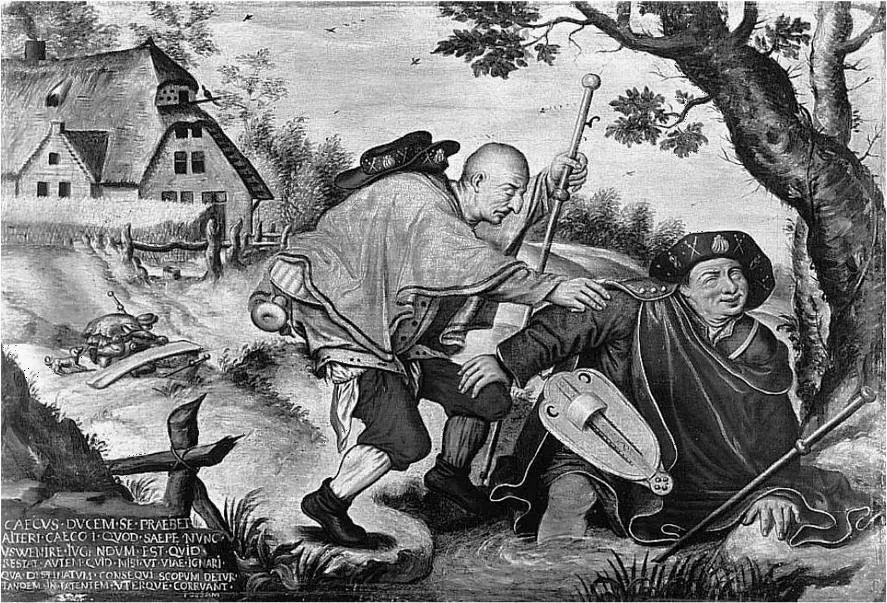 Das Gleichnis von den Blinden, by Hieronymus Bosch