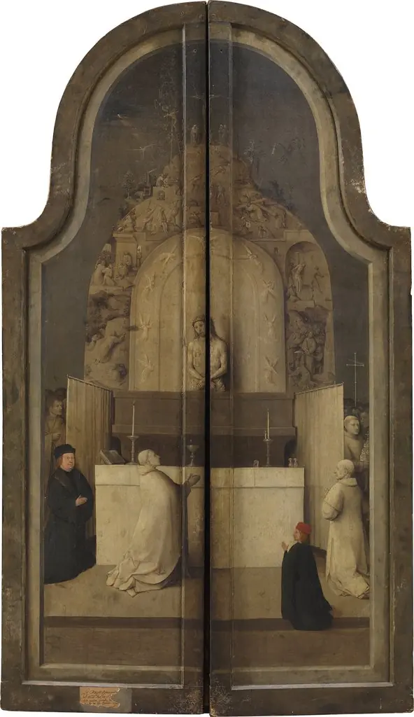 The Mass of Saint Gregory, by Hieronymus Bosch