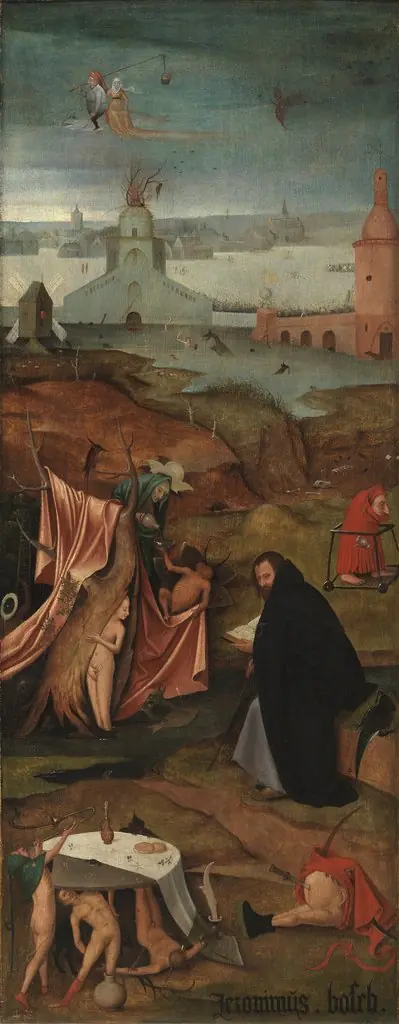 The Temptations of Saint Anthony, by Hieronymus Bosch