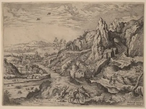 Sacrifice of Abraham, by Hieronymus Cock