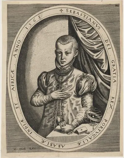 Sebastian, King of Portugal, by Hieronymus Cock