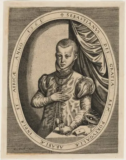 Sebastian, King of Portugal, by Hieronymus Cock