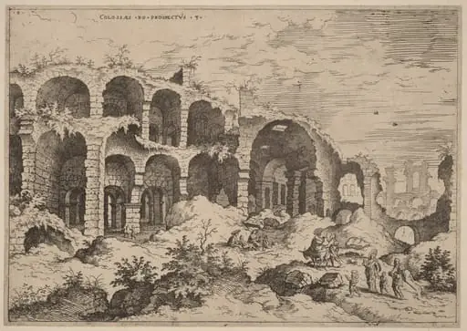 Third View of the Colosseum, by Hieronymus Cock