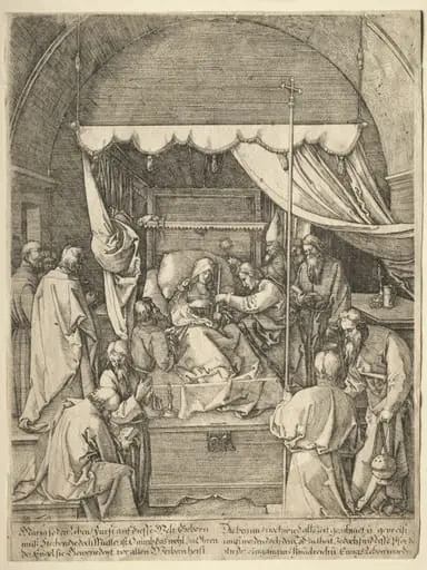The Death of the Virgin, by Hieronymus Hopfer