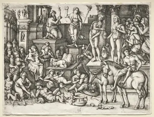 The Power of Love, or, Worship of Luna, by Hieronymus Hopfer