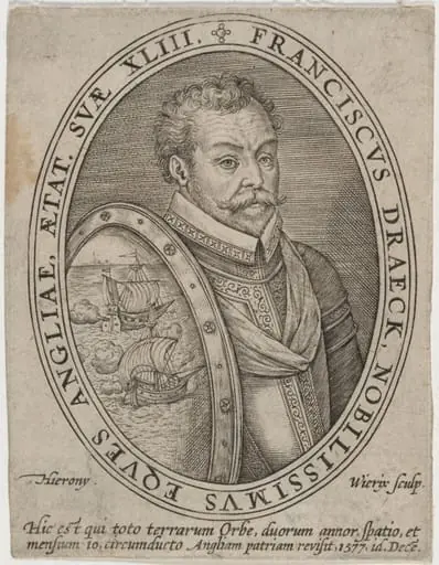 Sir Francis Drake, by Hieronymus Wierix