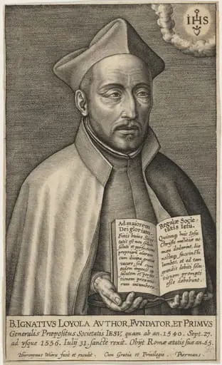 St. Ignatius de Loyola, by Hieronymus Wierix