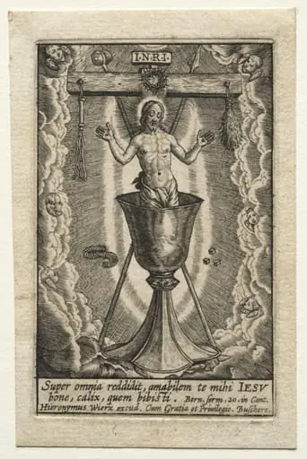 The Blood of the Redeemer, by Hieronymus Wierix