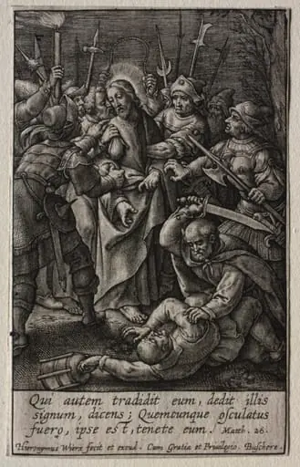 The Passion: The Betrayal of Christ, by Hieronymus Wierix