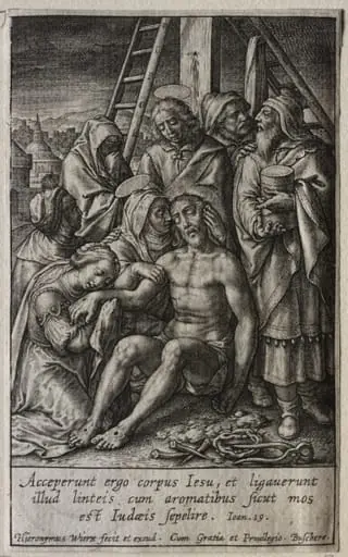 The Passion: The Lamentation, by Hieronymus Wierix