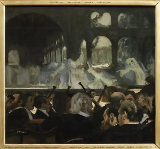 The Ballet Scene from Meyerbeer's Opera <i>Robert Le Diable</i>, by Hilaire-Germain Edgar Degas