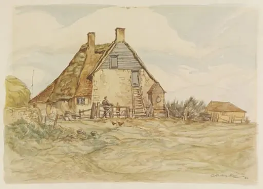Old Cottage at Winchelsea, by Hill
