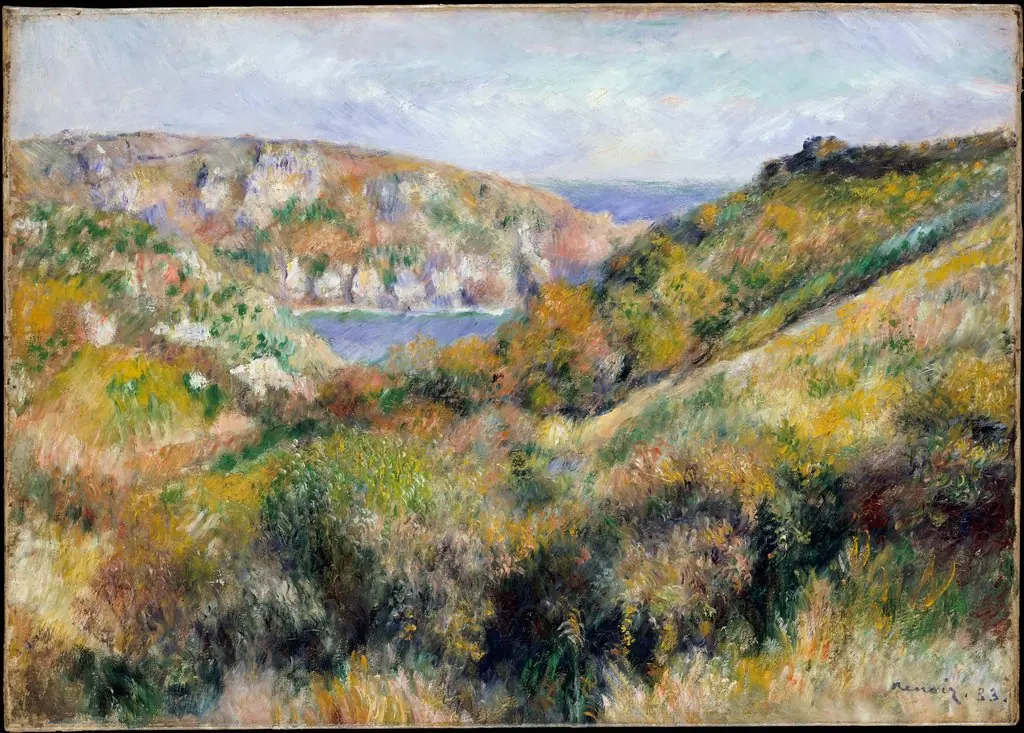 Hills around the Bay of Moulin Huet, Guernsey