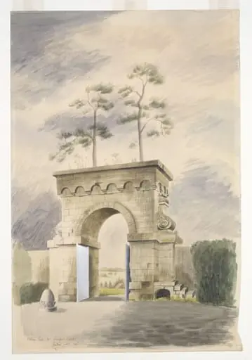 Gateway to Kitchen Court, Eastbury Park, Nr.Blandford