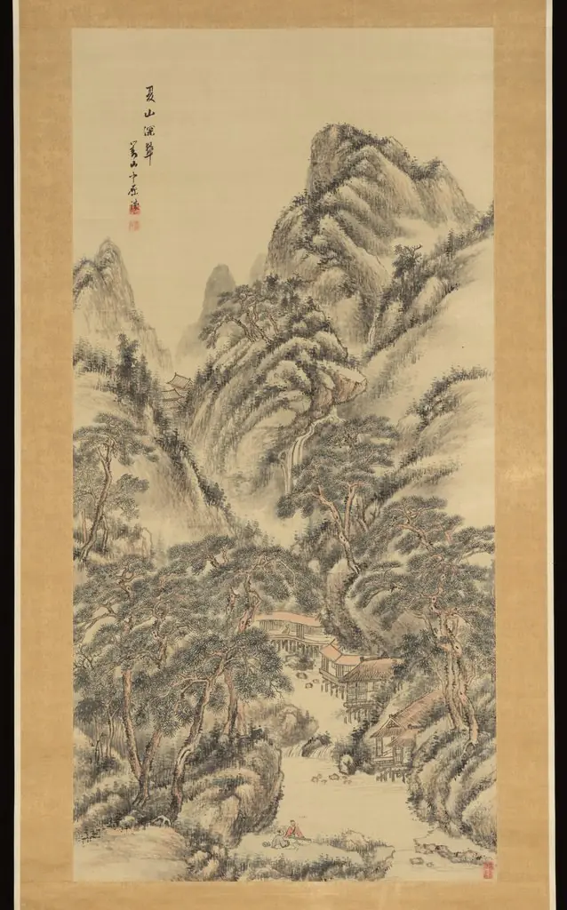 “The Deep Green of Summer Mountains”, by Hine Taizan
