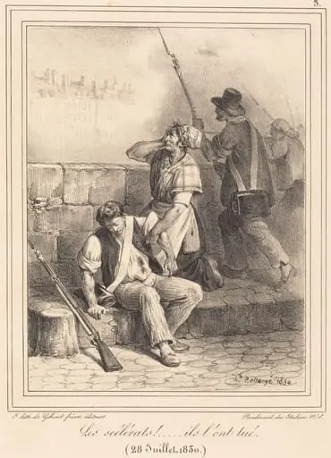 "Les Scélérats!...", by Hippolyte Bellangé