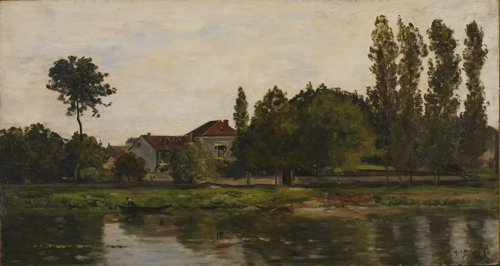 The House of M. Lucas, by Hippolyte Camille Delpy, oil, 1896