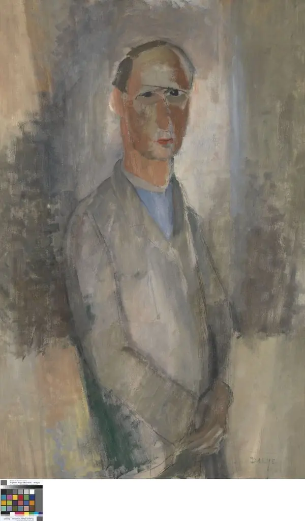 Zelfportret, by Hippolyte Daeye