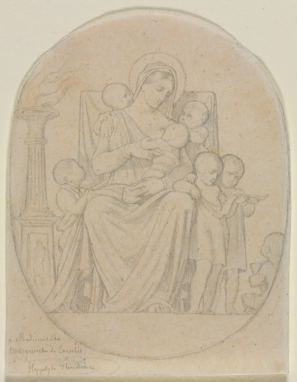 Saint Félicité and Her Seven Sons, by Hippolyte Flandrin, 1836