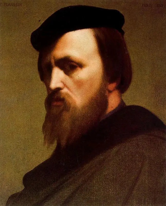 Self-portrait, by Hippolyte Flandrin