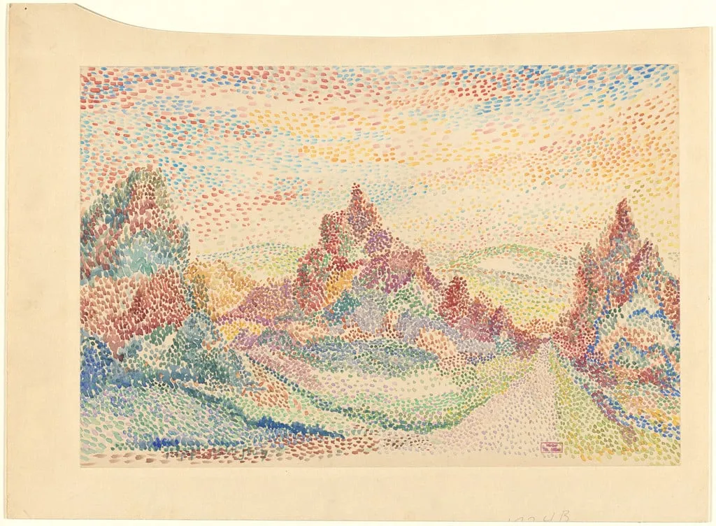 Untitled, by Hippolyte Petitjean, watercolor, 1900