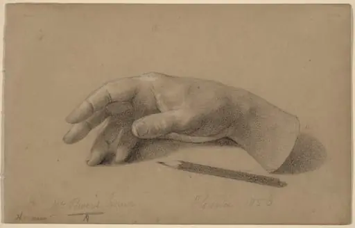Study of a Hand, by Hiram Powers