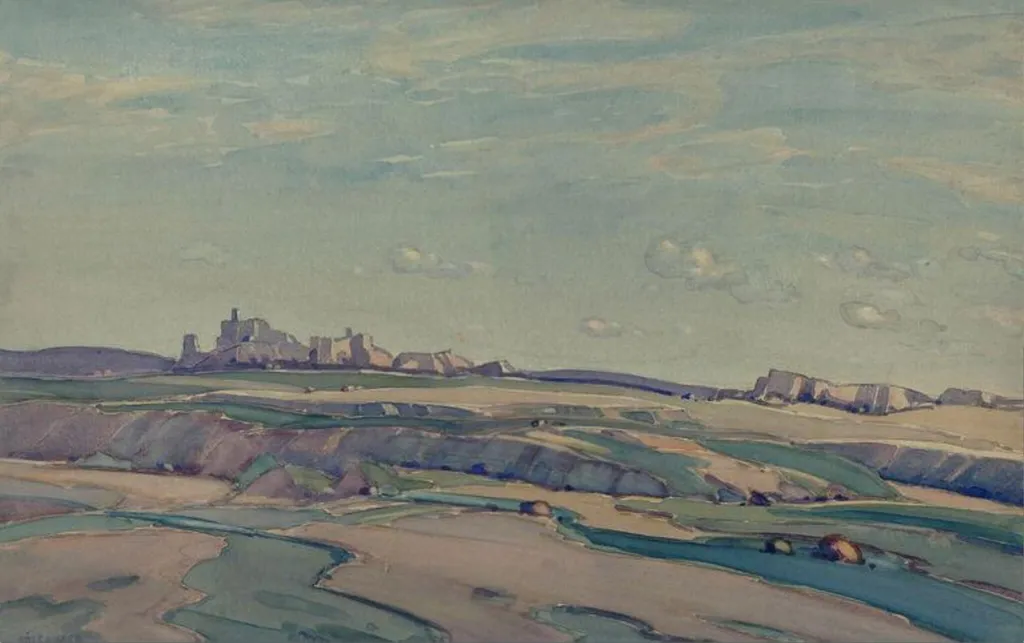 Xavier, by Hirst Walker, watercolor, 1950