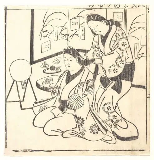 Untitled, by Hishikawa Moronobu 菱川師宣