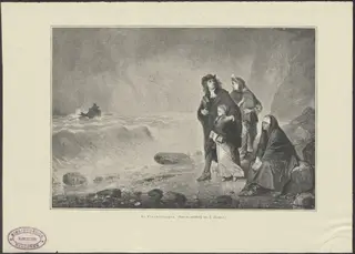 History Print 'The Refugees'
