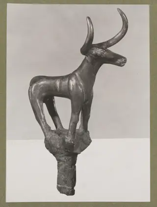 Hittite silver bull found in Anatolia ca. 1900 B.C.