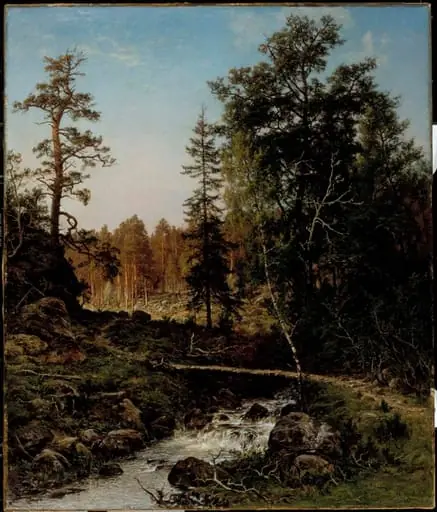 Metsämaisema Hauholta, by Hjalmar Munsterhjelm