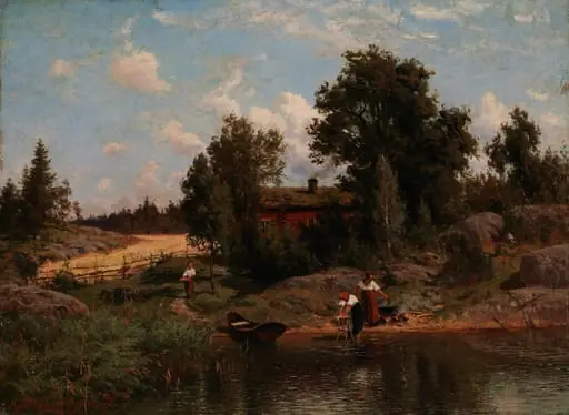 Suomalainen saaristomaisema, by Hjalmar Munsterhjelm