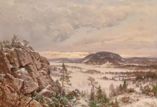 Talviaamu, by Hjalmar Munsterhjelm