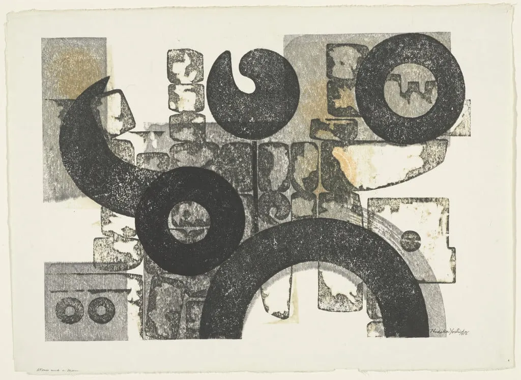 Untitled, by Hodaka Yoshida, ink, 1956