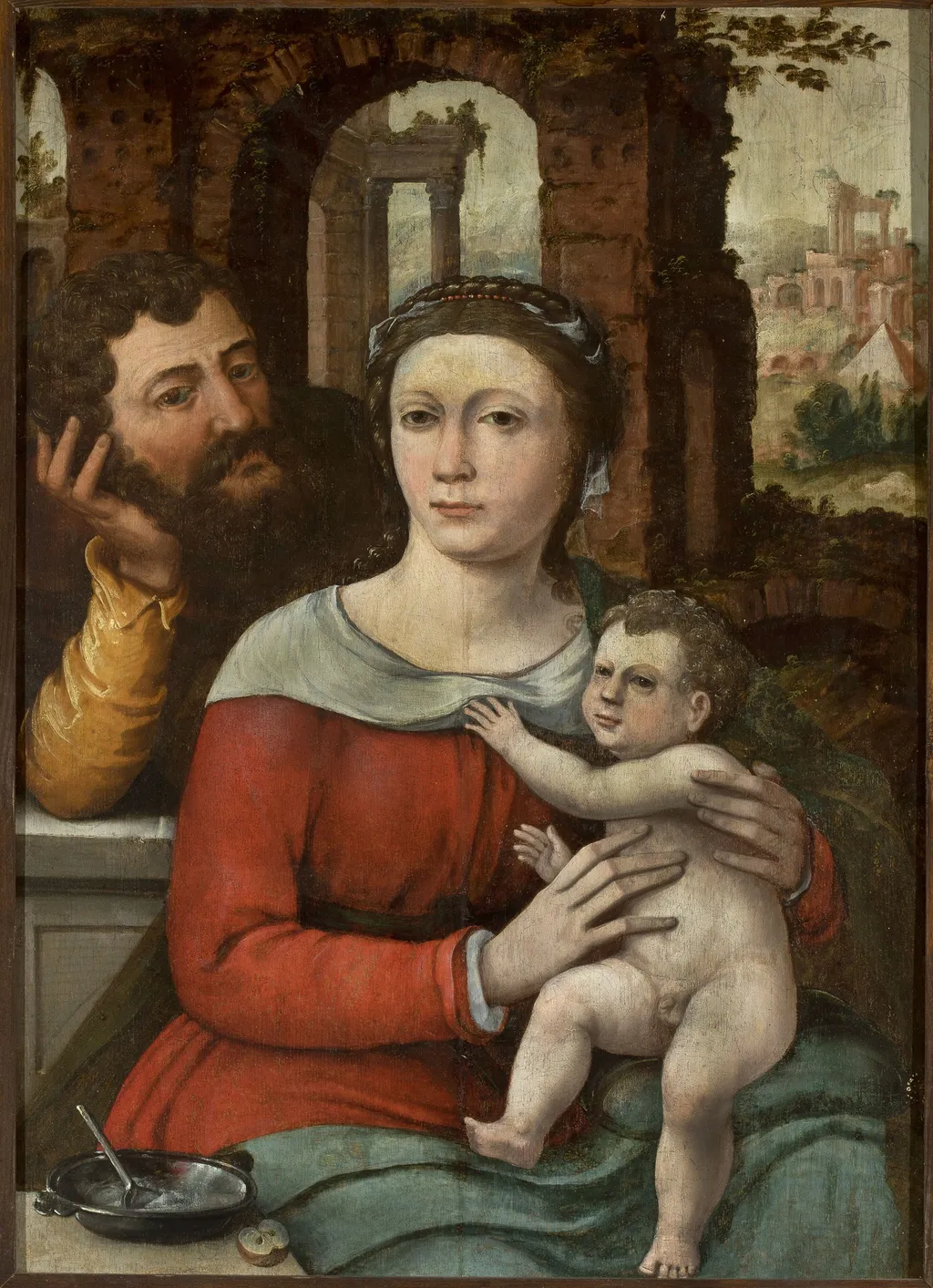 Holy Family, tempera, 1590